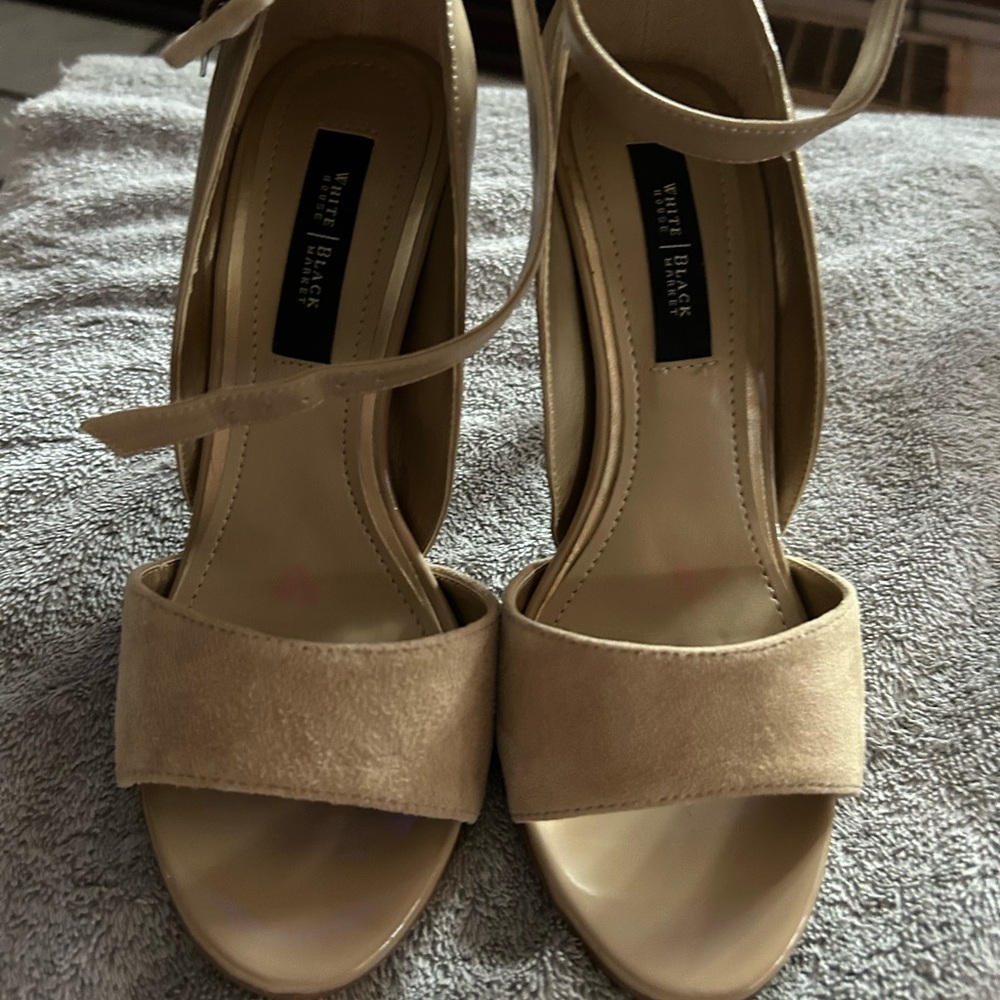 White House Black Market open toed shoes
